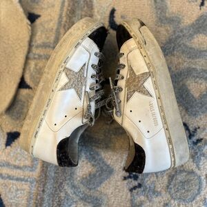 Golden goose hi star shearling sneaker